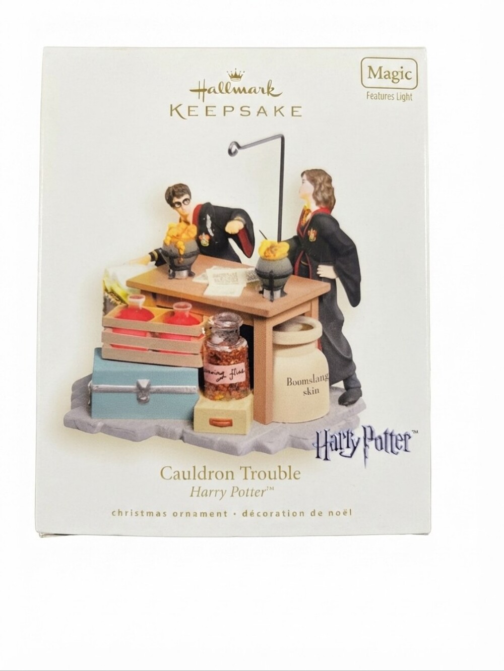 Hallmark Keepsake Harry Potter  Cauldron Trouble Magic Ornament 2007 LIGHTS UP